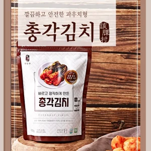 [파우치] 해담촌 전라도 국산 총각김치 500g