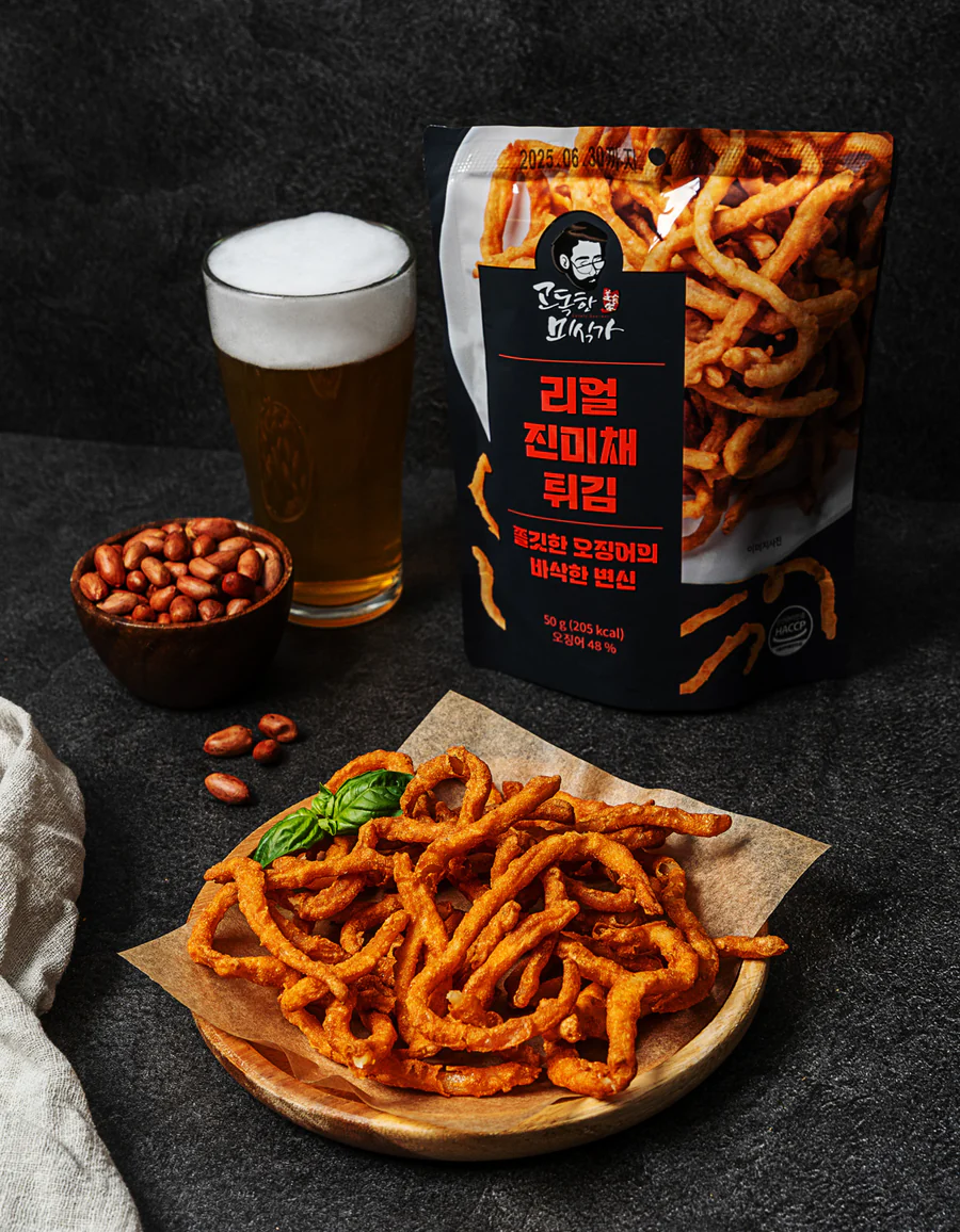 진미채튀김 바삭한 양념 오징어 스트립_1.76oz(50g) - 이미지 3