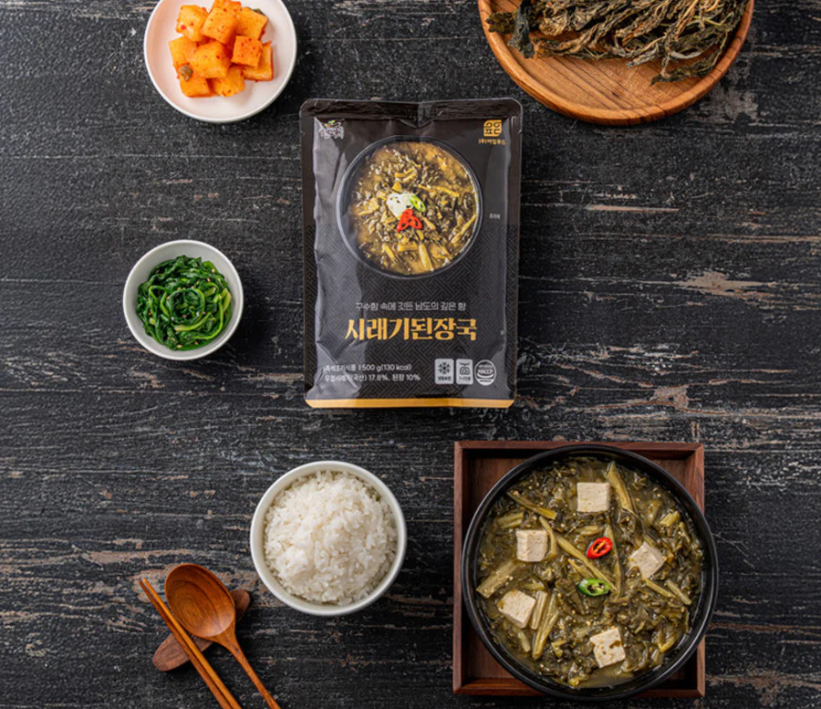 시래기 된장국 DOENJANG SOUP WITH DRIED RADISH GREENS_17.6oz(500g) - 이미지 2
