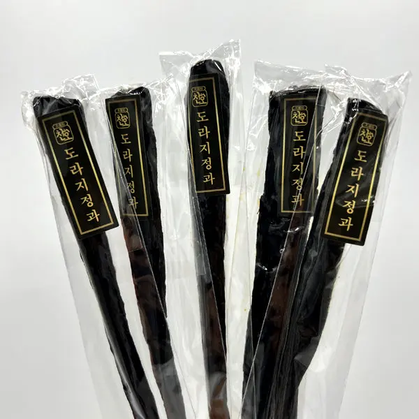 Handcrafted Korean Balloon Flower Root Jelly 수제 도라지 정과 3.5oz 5pcs (100g)