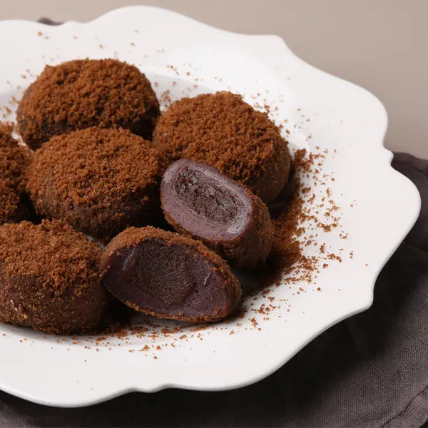 Cacao Chocolate Mochi 초코렛 찹쌀떡 4PC 5.6oz (160g)