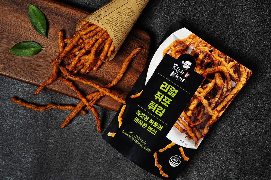 리얼쥐포튀김 Crispy Filefish Snack_1.76oz(50g) - 이미지 2