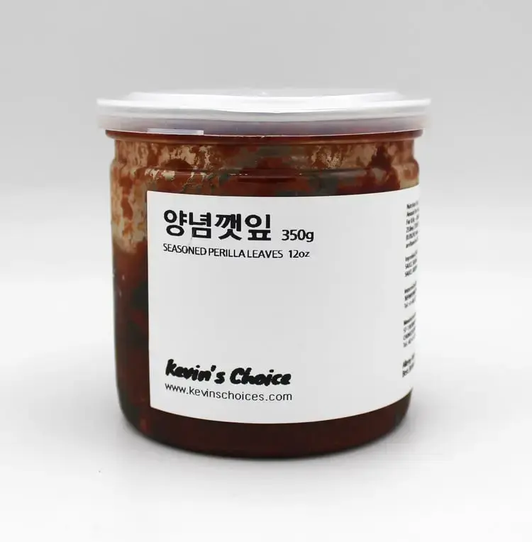 Seasoned Perilla Leaves 양념깻잎 12.3oz (350g) - 이미지 2