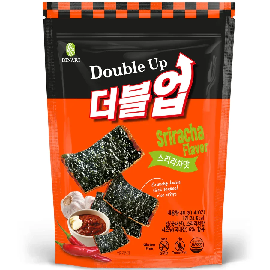 김부각 - 스리라차맛 Seaweed Snack - Sriracha_1.4oz(40g)