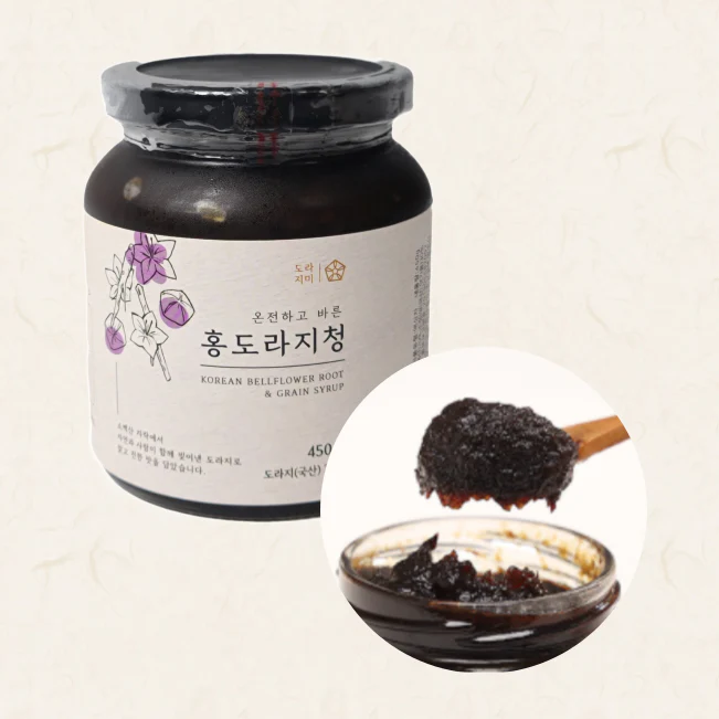 홍도라지청 한국산 붉은 풍선꽃뿌리 시럽_15.8oz(450g) - 이미지 2